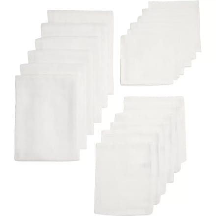 Meyco Baby Uni starterset - 18-pack - hydrofiel - white