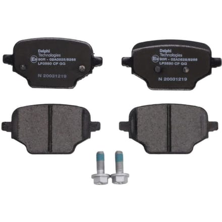 Remblokset DELPHI LP3580, achter