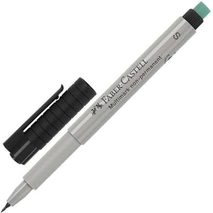 Faber Castell Marker FC Multimark non-perm. - S zwart