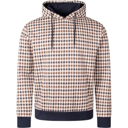 Aquascutum Active Iconic Club Check Beige Hoodie