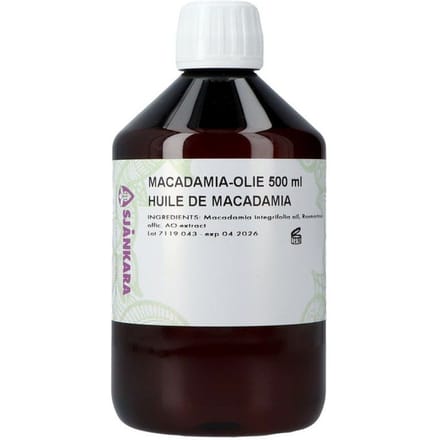 Sjankara Macadamia Plantaardige Olie 500