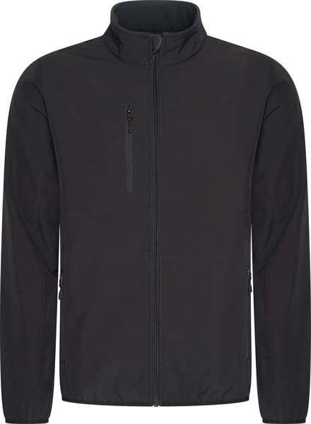 Mario Russo Softshell Jas Heren - Winterjas Heren - Jassen heren - Winddicht en waterafstotend - Zwart - M