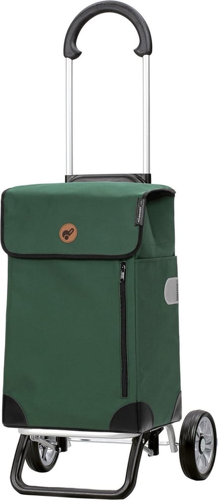 Andersen SHOPPER MANUFAKTUR Boodschappentrolley Scala Shopper Plus Weda 36L Green Donkergroen 103cm