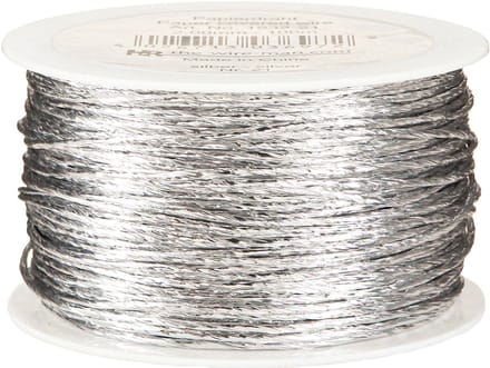 Draad gewikkeld in zilver Ø2mm 100m