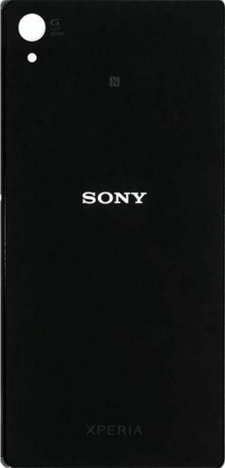 Achterkap Geschikt voor Sony Xperia Z4 – Glas – Zwart