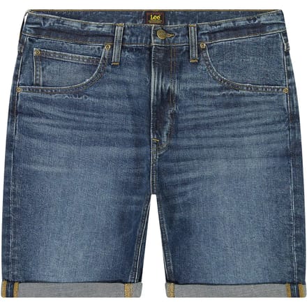 Lee 5 Pocket Regular Fit Korte Jeans Blauw 31 Man