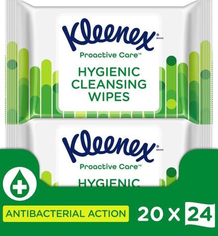 20x Kleenex Water Fresh tissues Hygenic Cleansing 24 Stuks