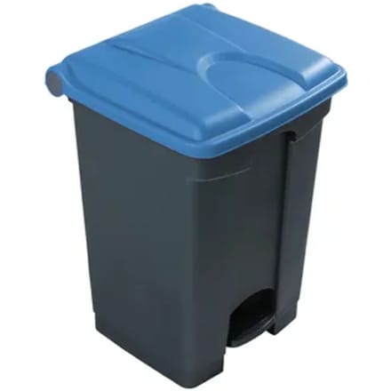 Engels Donkergrijze Pedaal-afvalbak – 45 Liter, Pp Kunststof