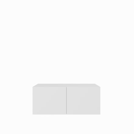 TV-kast Leo 1x100 cm (wit + wit)