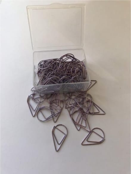 ProductGoods - Paperclips Druppel Paars -2,5 cm - 50 stuks