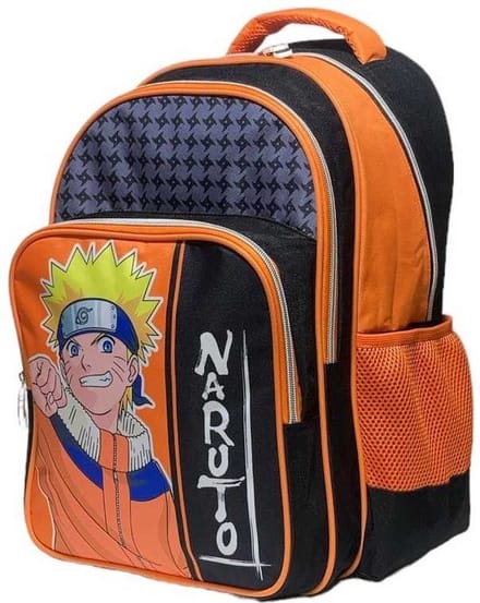 Naruto - Rugzak - 42 cm hoogte - 3 vakken - A4 map formaat - Premium Quality