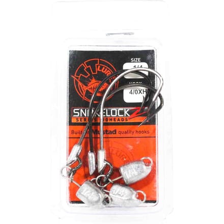 Tackle Tactics TT SnakelockZ jigkop 1/4 oz 4/0 XH 3/verpakking (6535) black