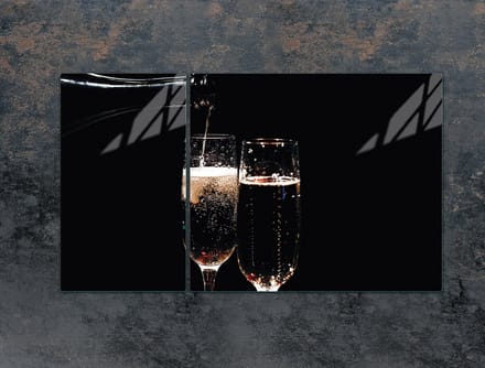TMK ArtDeko - Snijplank - Glas - 90x52 cm - Wijnontwerp