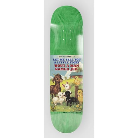 Jacuzzi Unlimited Louie Barletta Storybook 8.25" Skateboard Deck geel