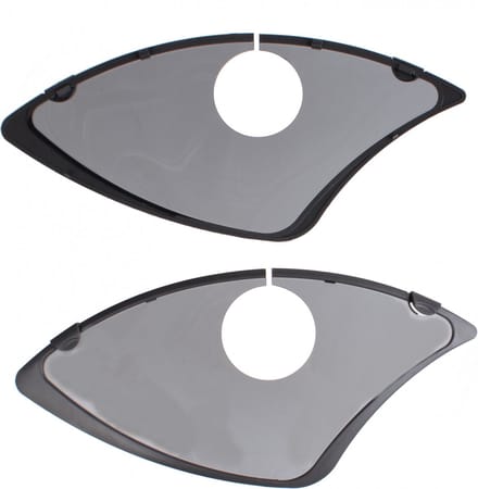 Hesling Jasbeschermer 28-inch - rookglans - robuust ontwerp - zonder clips