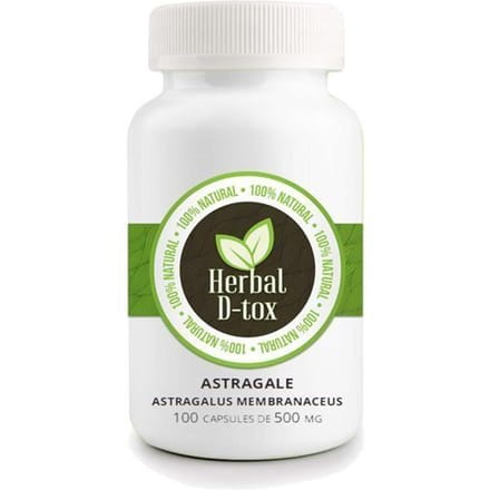 Compléments alimentaires Capsules de Astragale (Astragalus membranaceus), 100 x 600 mg