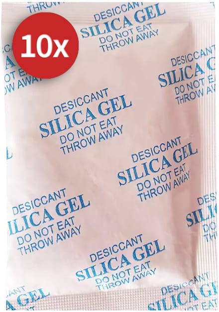Vochtvreters - Silica Gel - 10 gram - 10 stuks