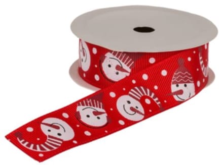 Ribbon, Christmas, polyester, 2 cm x 2 m