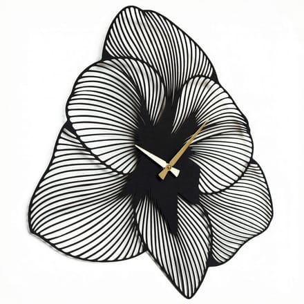 Wallity Aps039 - Wandklok - Zwart