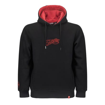 WCC- West Coast Choppers -hoodie met Kimi Raikkönen-scriptlogo, zwart/rood