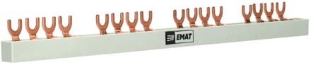 EMAT kamrail 3-fase vork 63A 4-voudig (85220039)