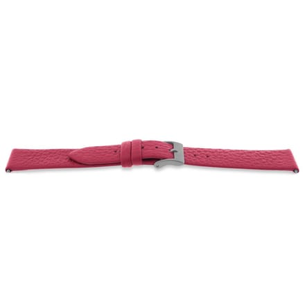 Horlogeband E761 Coral/roze Leder 16x14mm