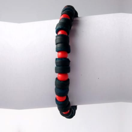 CocoReef Armband - zwart/oranje - set van 3