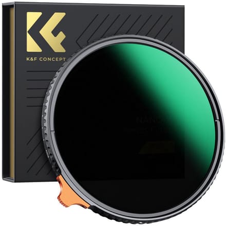 K&F Concept 72mm ND2-400 Nano-X MRC HD variabel grijsfilter ND filter 2 - 8 stops