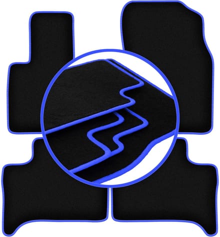 CARLUX-BLUE automatten voor: BMW X5 E53 xDrive 4WD (1999-2006)
