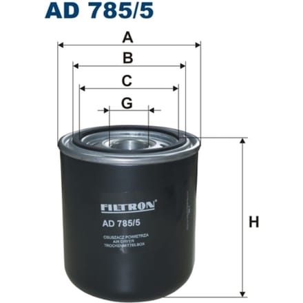 Luchtdrogersysteem, pneumatisch systeem FILTRON AD 785/5