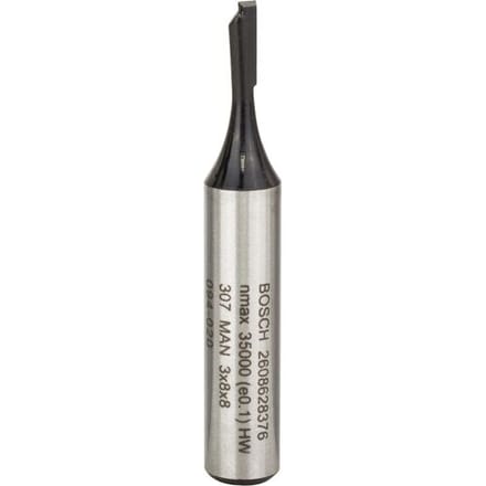 Bosch - Vingerfrezen 8 mm, D1 3 mm, L 8 mm, G 51 mm