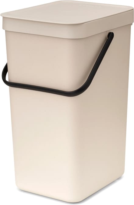 Brabantia Sort & Go Prullenbak - 16 l - Soft Beige