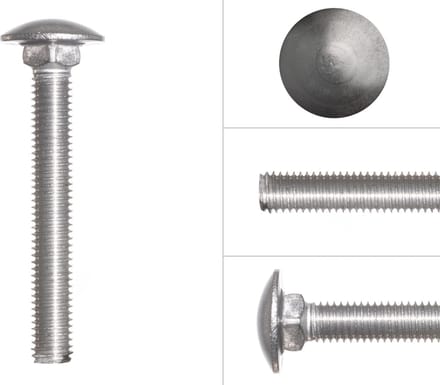 Wovar Slotbouten RVS M8 x 70 mm | 25 stuks