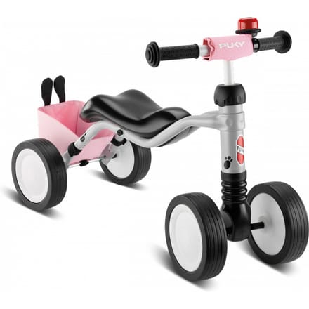 PUKY WUTSCH LOOPFIETS VOOR KINDEREN VANAF 1,5 JAAR IN ZILVER EN ROZE