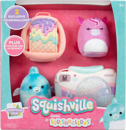 Squishville Accessory Set Snack Weekend Trip