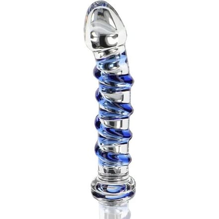 ToyJoy Glass Worxx G-Spot Gemstone Dildo - 18 cm