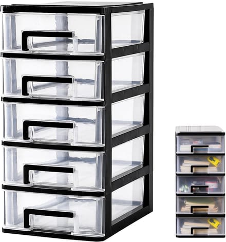 Dailygoods- Schuifladenkast kunststof - Opbergdoos - Ladebox