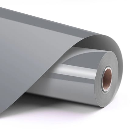 LOKLiK Permanent Adhesive Vinyl Glossy - Silver - Zilver - 30.5 x 180 cm