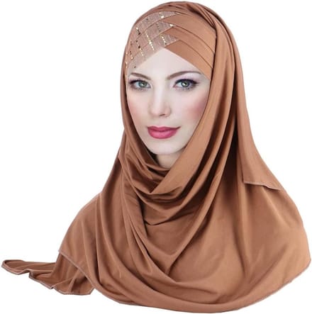 Dames Sjaals en Wraps van Polyester - Elastische Hoofddoek, Winddicht en Warm voor Koude Dagen