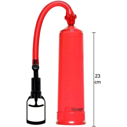 Toy Joy Power Pump - Penispomp - Rood - Ø 55 mm