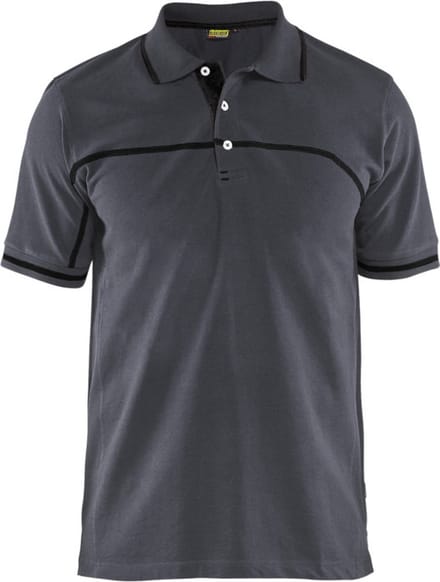 Blaklader Poloshirt 3389-1050 - Medium Grijs/Zwart - M