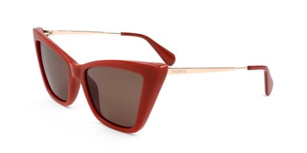 Max&co. MO0057 Shiny red 54/18/140 WOMAN Zonnebrillen