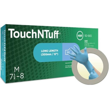 Ansell TouchNTuff 92665080 Wegwerphandschoen 100 stuk(s) Nitril Maat (handschoen): M, 7.5, 8 EN 21420:2020