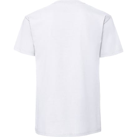 Fruit of the Loom Heren Premium Ringspun Katoen T-Shirt (Wit)