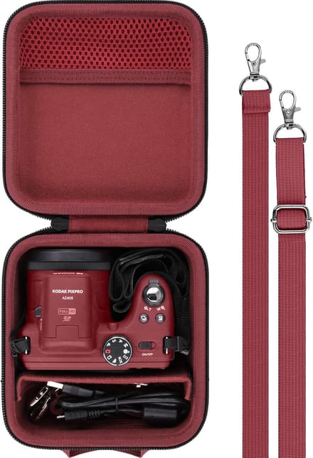 Digitale camera beschermhoes case voor Zoom camera's - Rood
