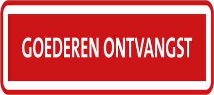 Verbanddoos Hier Sticker – 20 x 15 cm