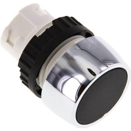Actuator Opzetstuk 22mm Drukknop Zwart