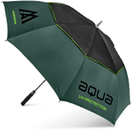 Big Max Aqua UV Golf Paraplu Forest Green Zwart Lime