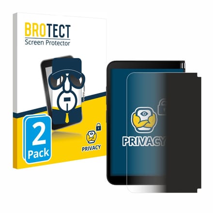 BROTECT - privacy screenprotector voor Microsoft Surface Duo 2 (Extern Beeldscherm) - Folie Beschermfolie Blauwlichtfilter 2 Stuks