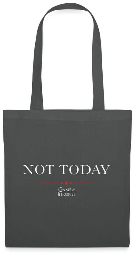 Game Of Thrones Not Today Citaat Tas Van Stof Schoudertas